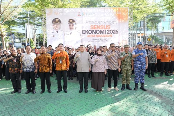 Pemkot Makassar dan BPS Perkuat Komitmen Sukseskan Sensus Ekonomi 2026, 934 Petugas Diterjunkan