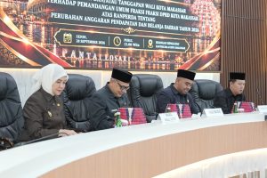 Laporan pandangan Fraksi DPRD Kota Makassar